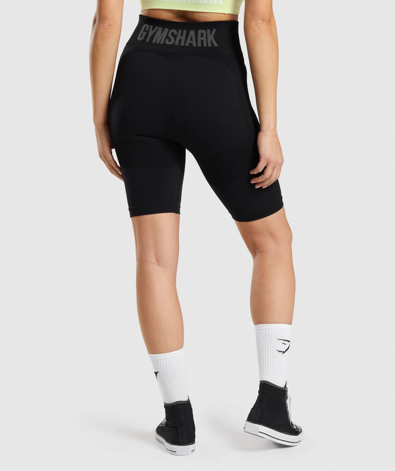 Gymshark Flex Cycling Shorts - Black/Charcoal