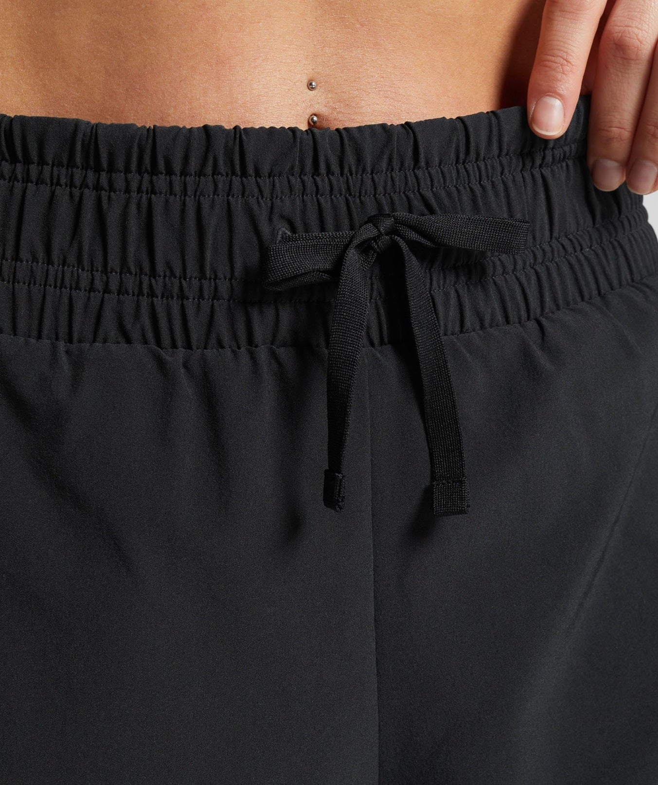 Gymshark Running 2 In 1 Shorts - Black/Silhouette Grey