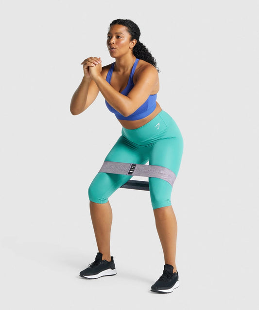 Gymshark Training Cropped Leggings - Teal
