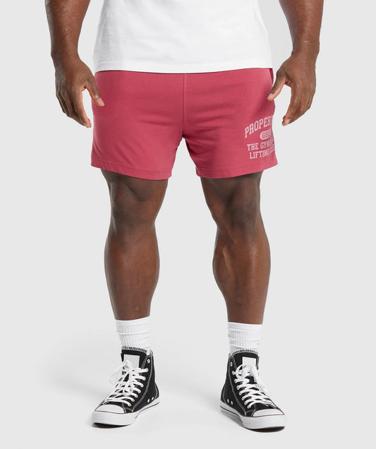 Gymshark Lightweight Jersey Shorts - Vintage Pink