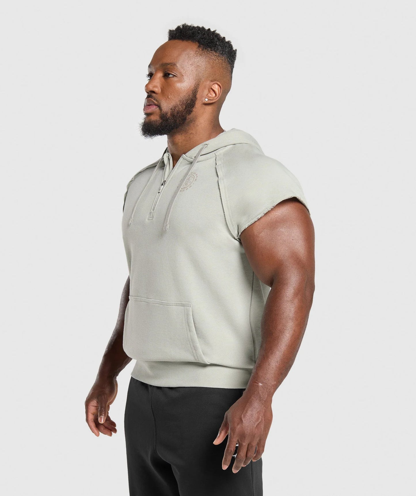 Legacy 1/4 Zip Cap Sleeve Hoodie
