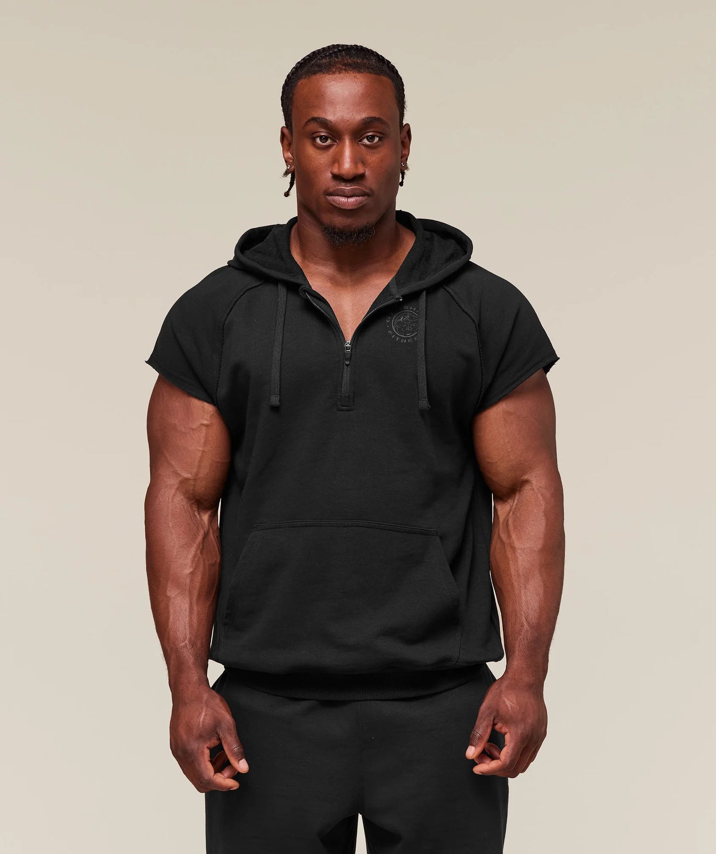 Legacy 1/4 Zip Cap Sleeve Hoodie