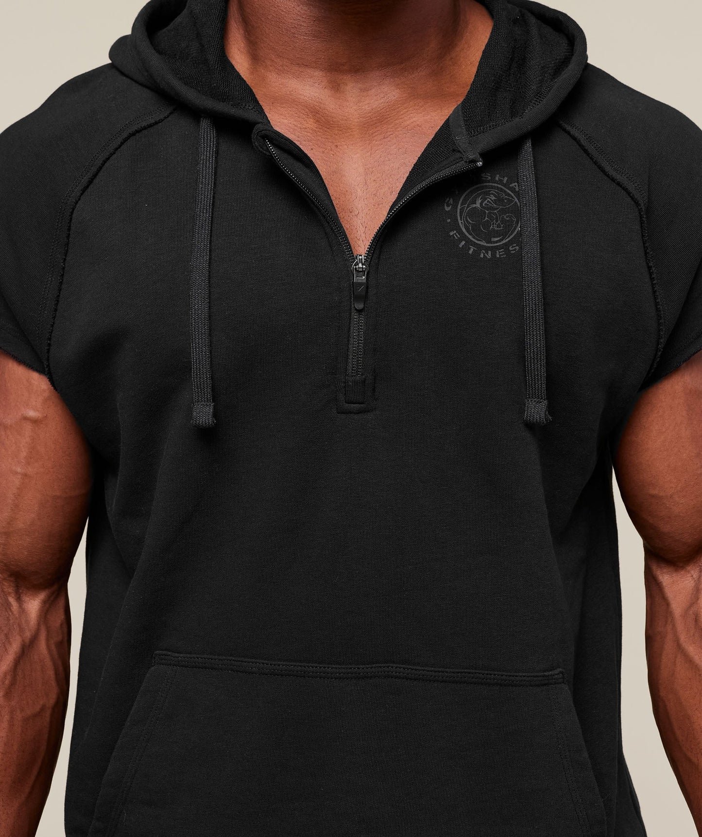 Legacy 1/4 Zip Cap Sleeve Hoodie